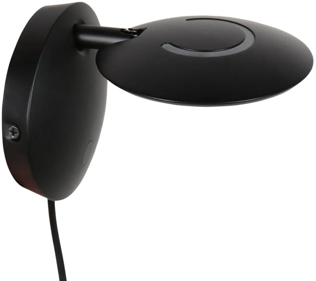 Steinhauer Zenith2 LED Wandlamp 8W - Zwart - afbeelding 2 van 6
