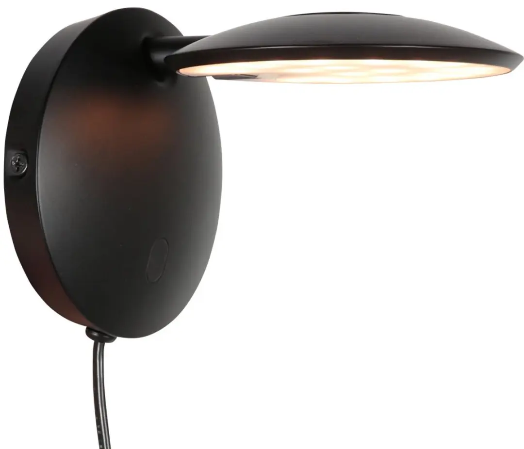 Steinhauer Zenith2 LED Wandlamp 8W - Zwart - afbeelding 4 van 6