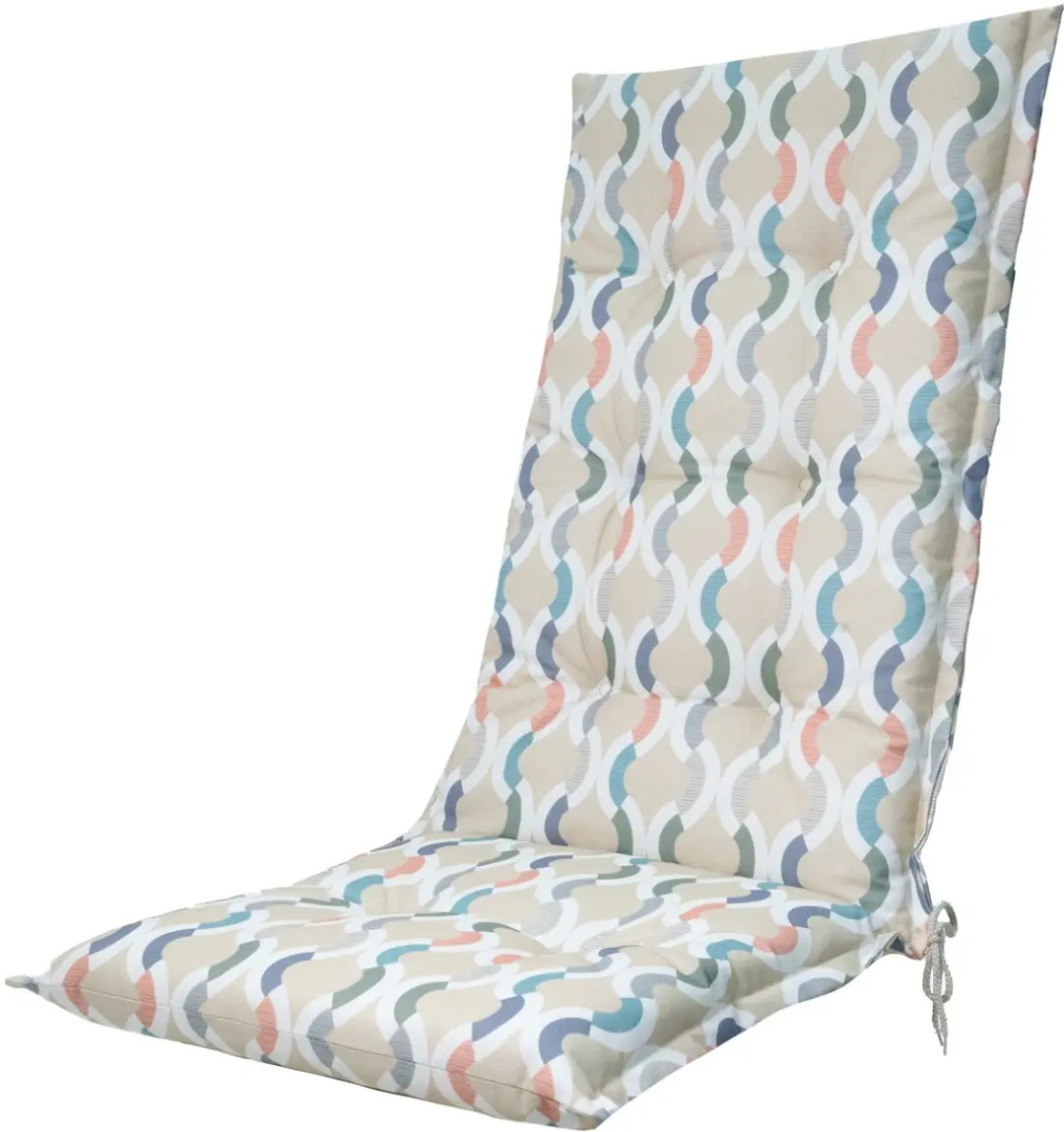 Kussen hoge rug ca.123x50cm Outdoor+ Trivia natural