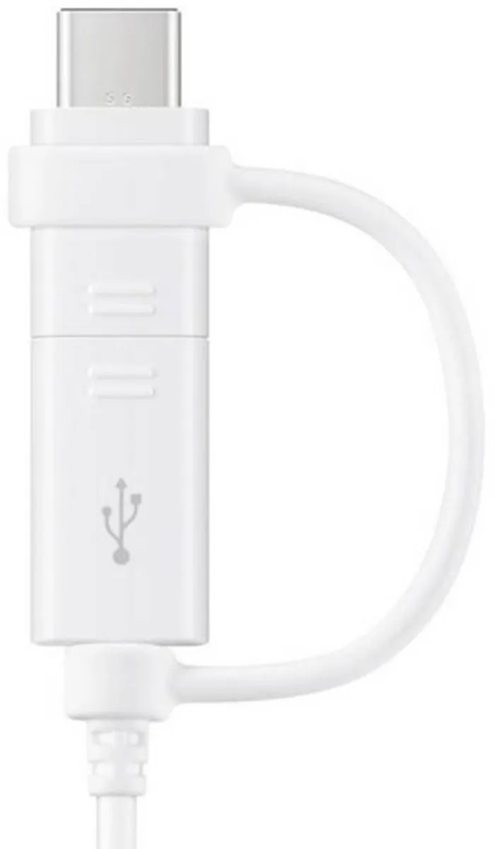 Samsung EP-DG930DWEGWW Micro-USB/USB-C naar USB 2 Kabel - 1,5m - Wit