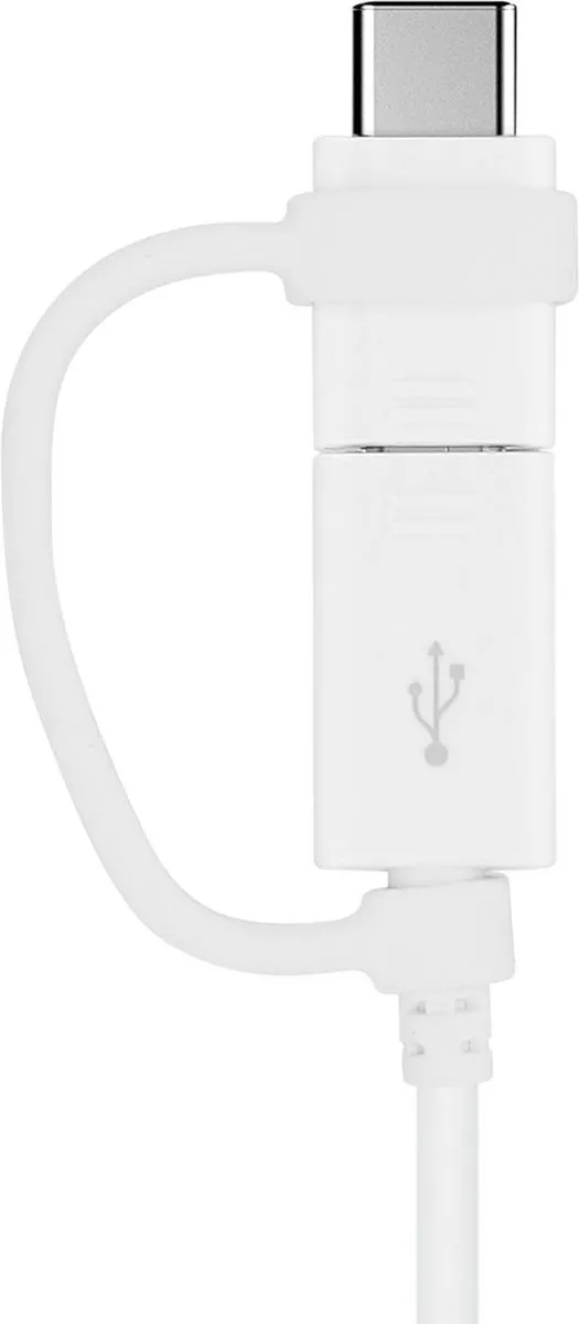 Samsung EP-DG930DWEGWW Micro-USB/USB-C naar USB 2 Kabel - 1,5m - Wit