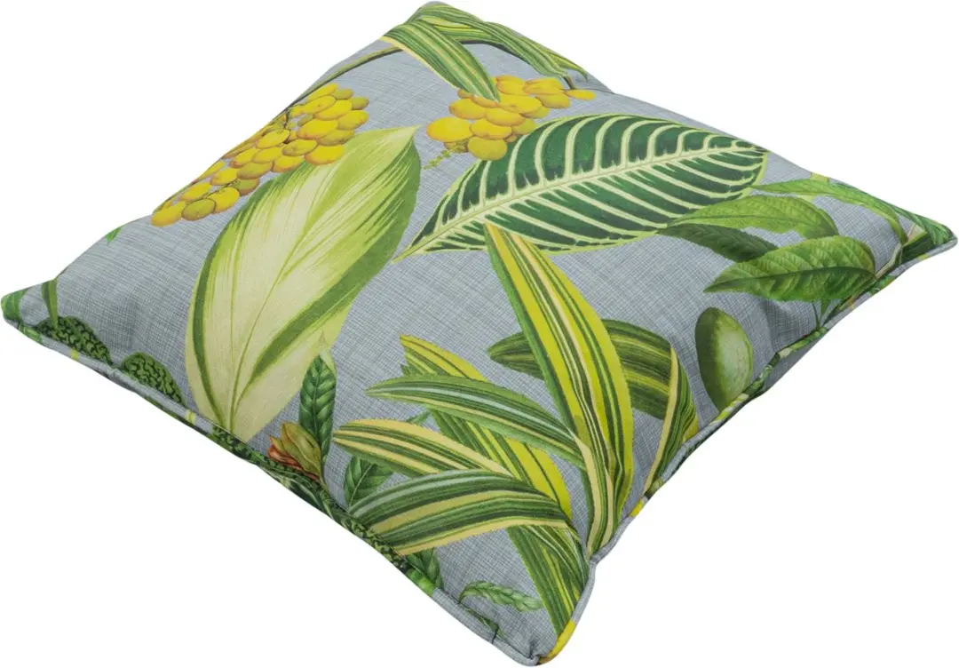 Sierkussen paspel ca.50x50cm Outdoor La grave grey
