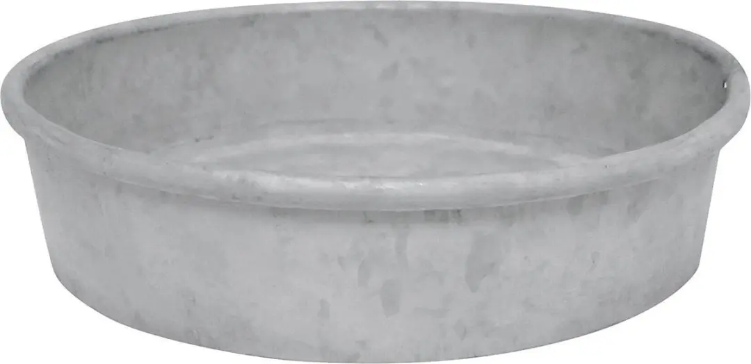 Oud zink schotel voor 9 cm pot