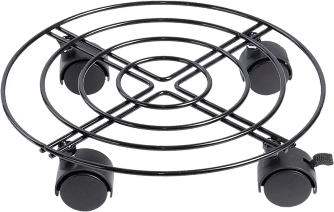 Esschert Design Planttrolley Metaal Rond