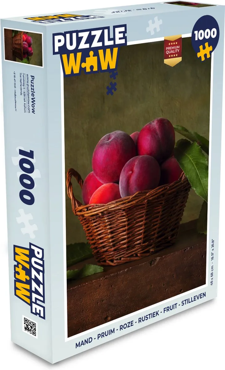 PuzzleWow Legpuzzel 1000 Stuks - Multicolor