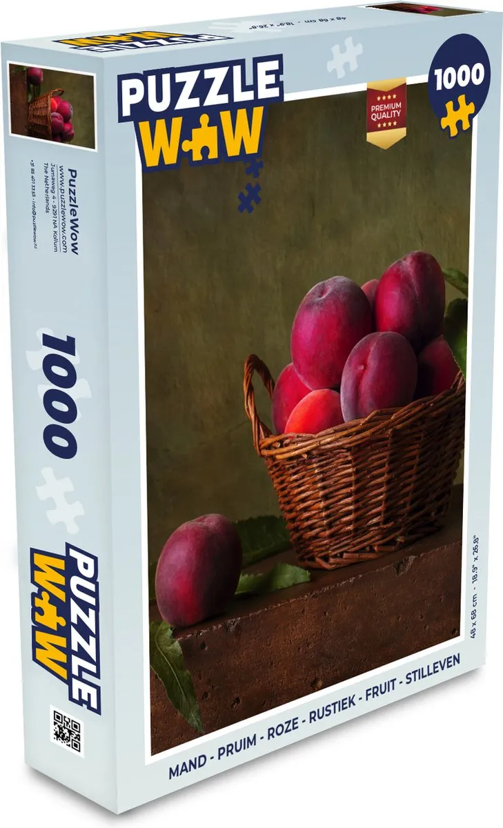 PuzzleWow Legpuzzel 1000 Stuks - Multicolor