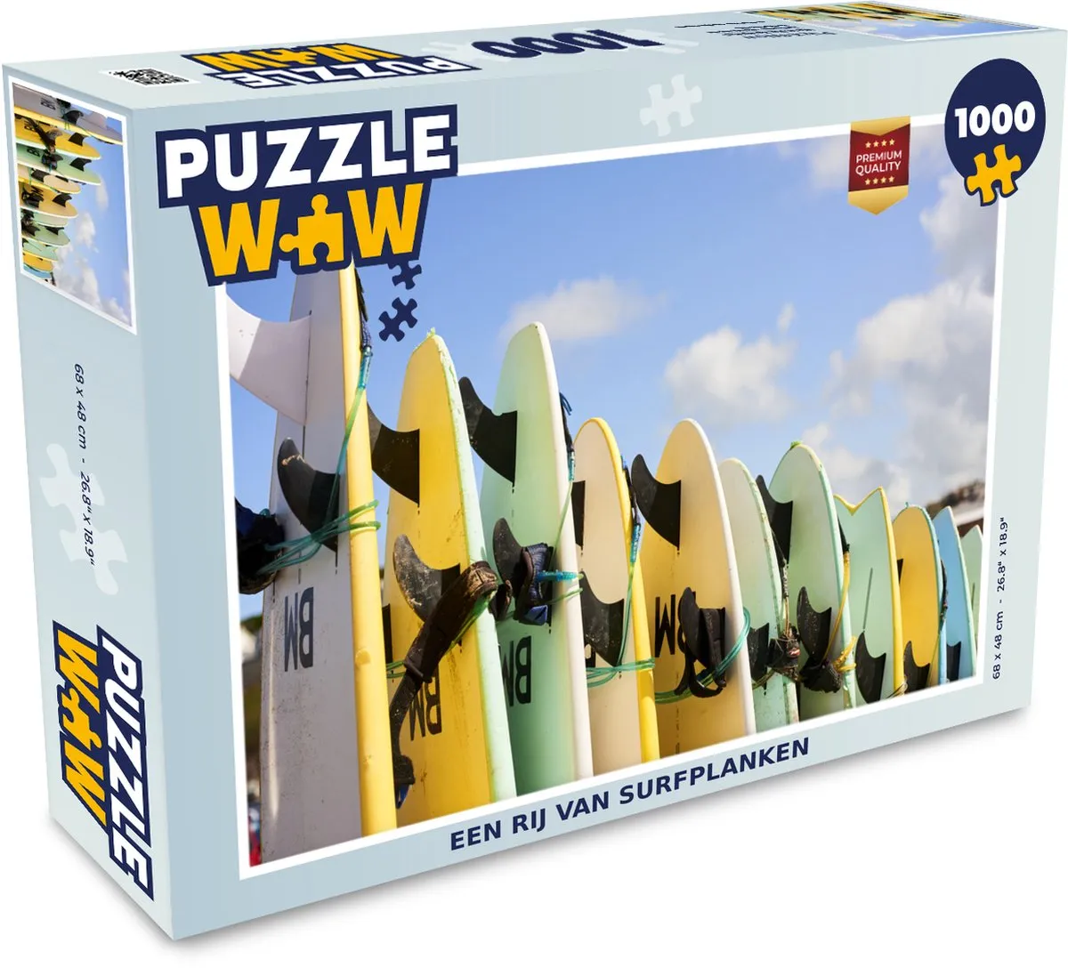 PuzzleWow Legpuzzel 1000 Stuks Multicolor