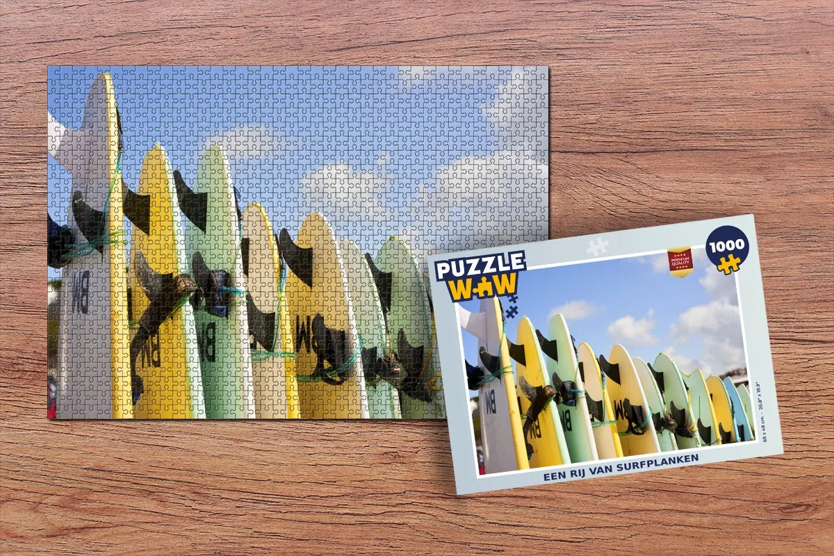 PuzzleWow Legpuzzel 1000 Stuks Multicolor