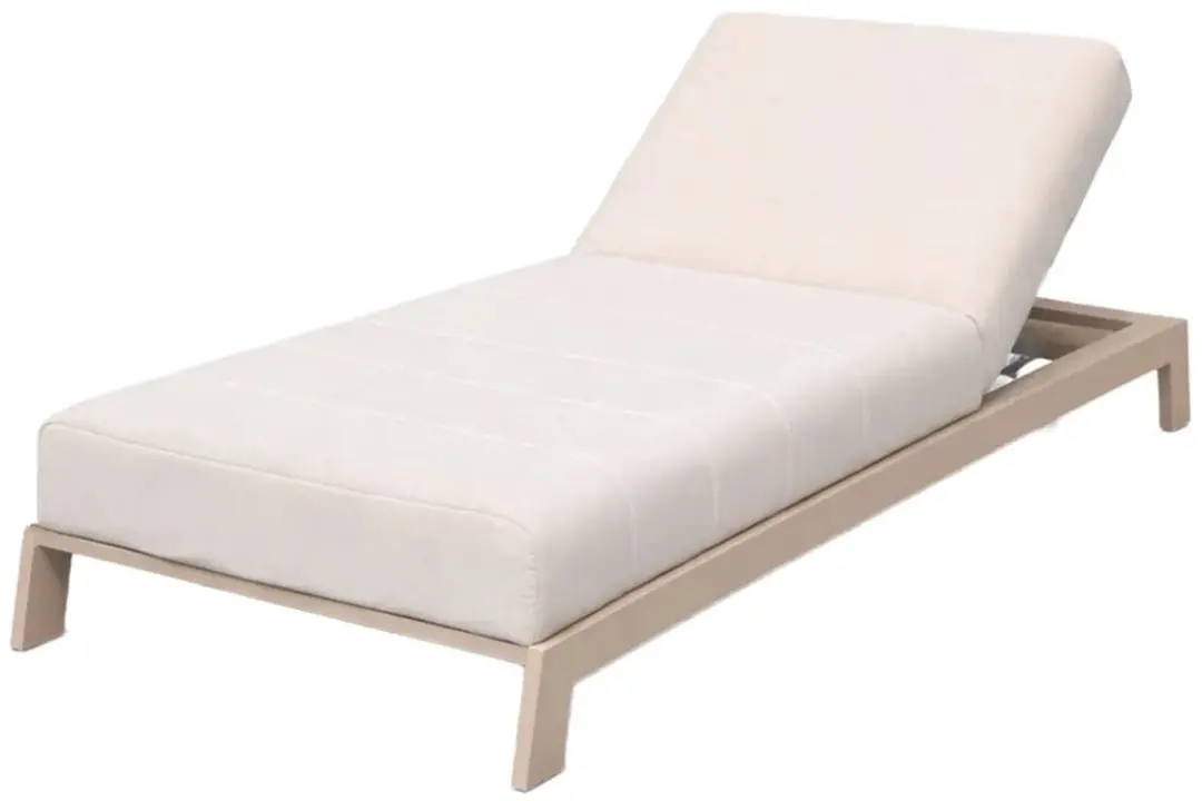 Fonteyn Bite Heritage Papyrus Ligbed - 90x100cm - Aluminium - 2 Personen - afbeelding 2 van 5