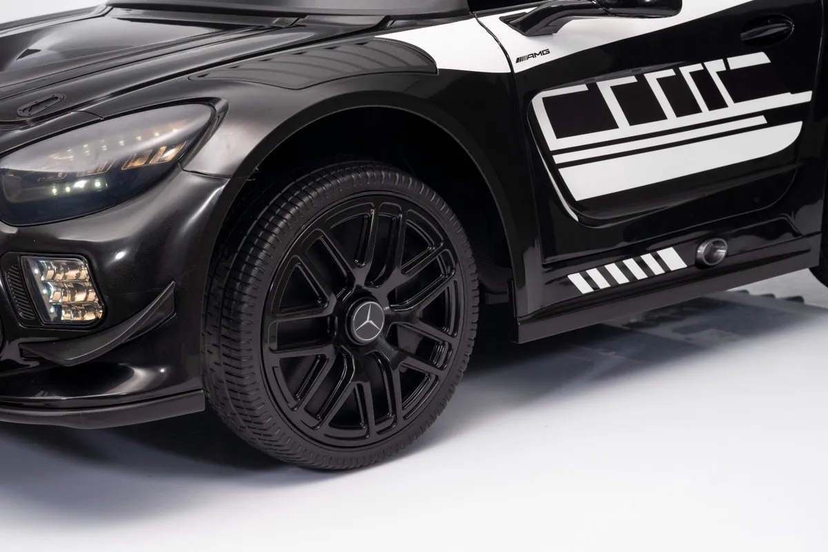 Mercedes-Benz GT4 Kinderauto 12V - Zwart - afbeelding 5 van 6