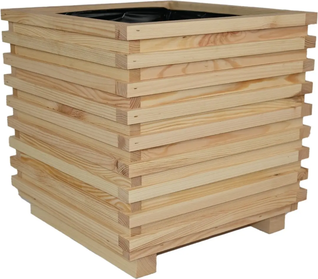 TuinChamp Plantenbak geimpregneerd hout 40 x 40 x 40 cm