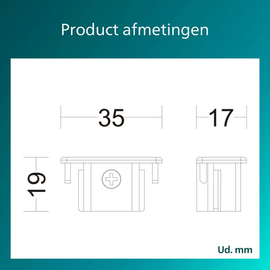 Philips EasyLink Afsluitstuk 2 Stuks - Zwart - afbeelding 4 van 4