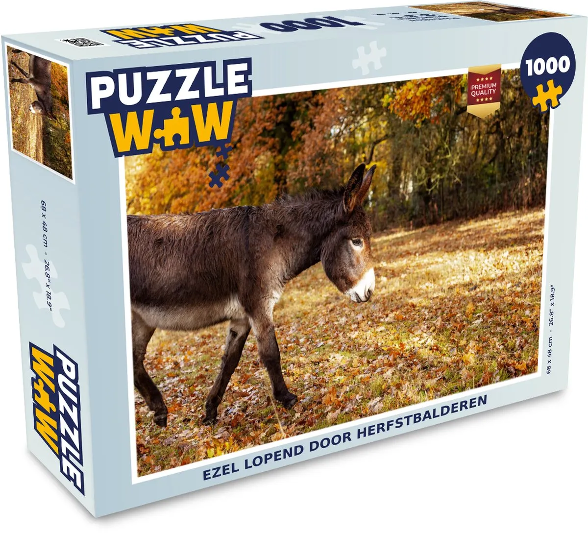 PuzzleWow Herfstbalderen Legpuzzel 1000 Stuks