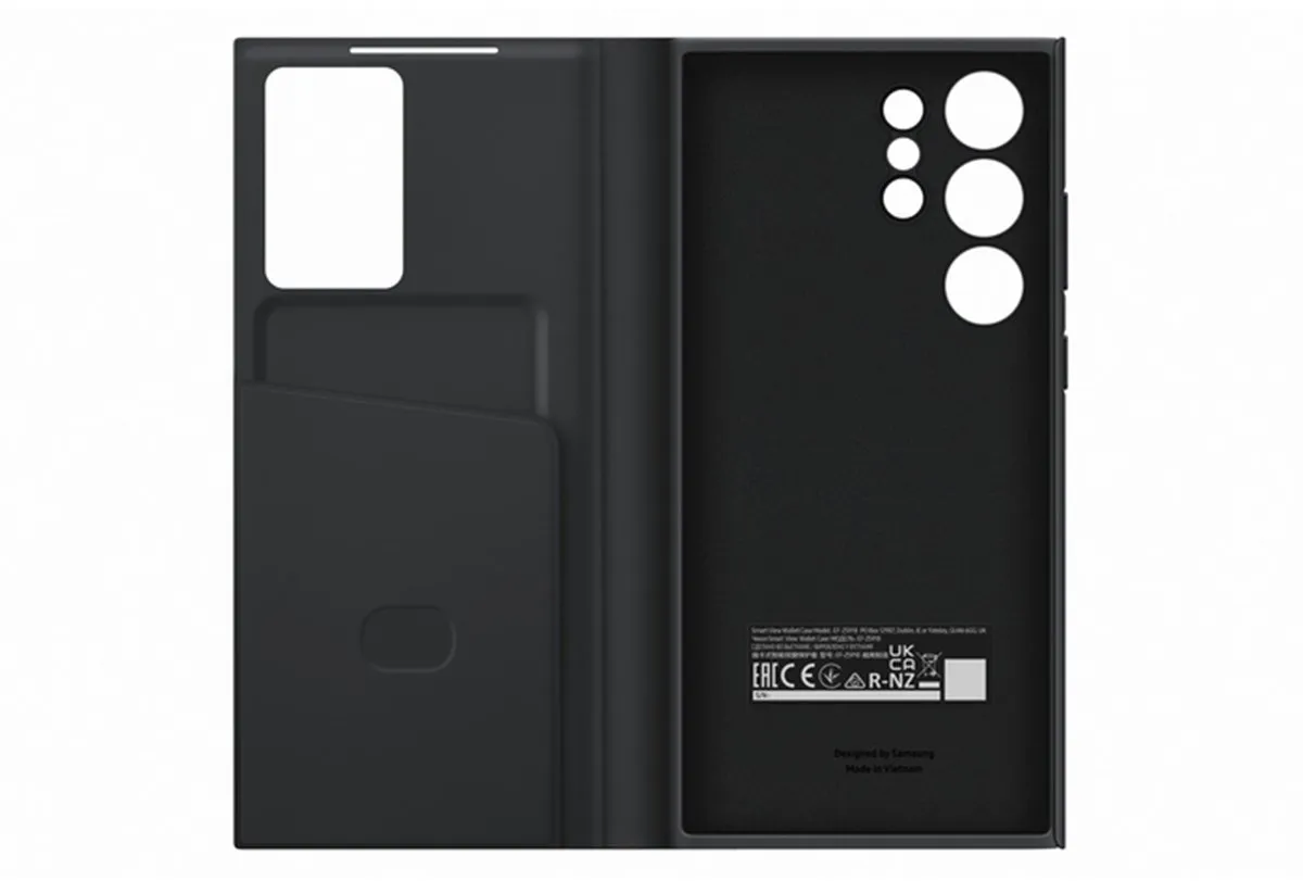 Samsung Smart S View Hoesje EF-ZS918CBEGWW - Galaxy S23 Ultra - Zwart - afbeelding 6 van 6