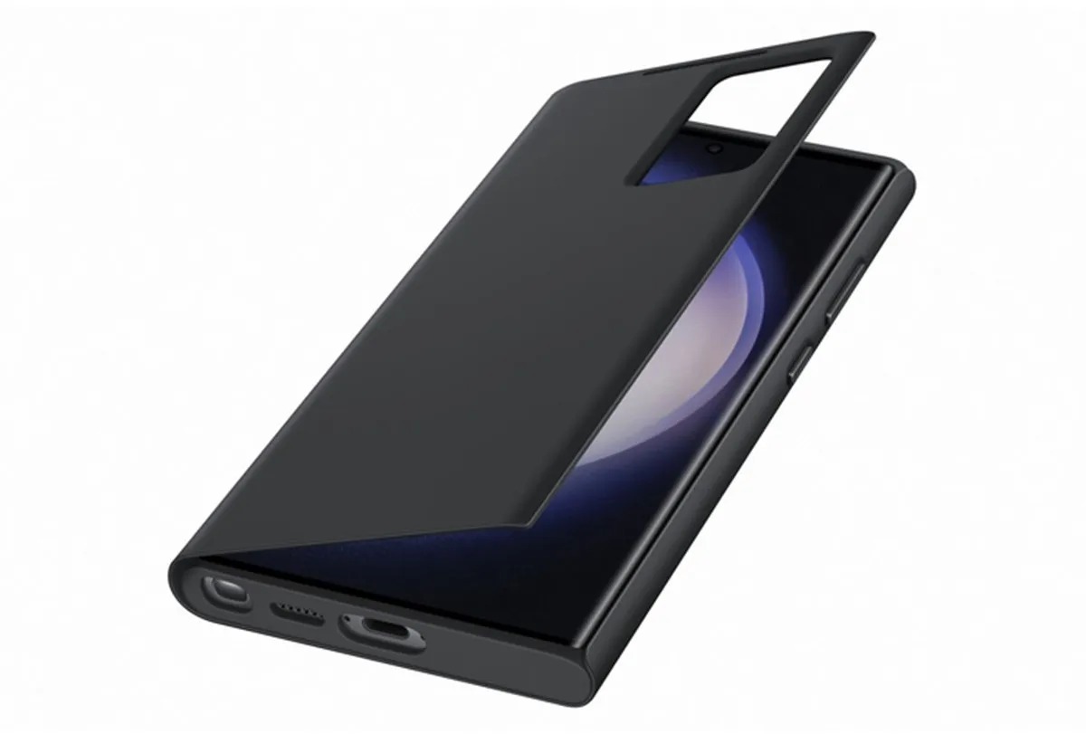 Samsung Smart S View Hoesje EF-ZS918CBEGWW - Galaxy S23 Ultra - Zwart