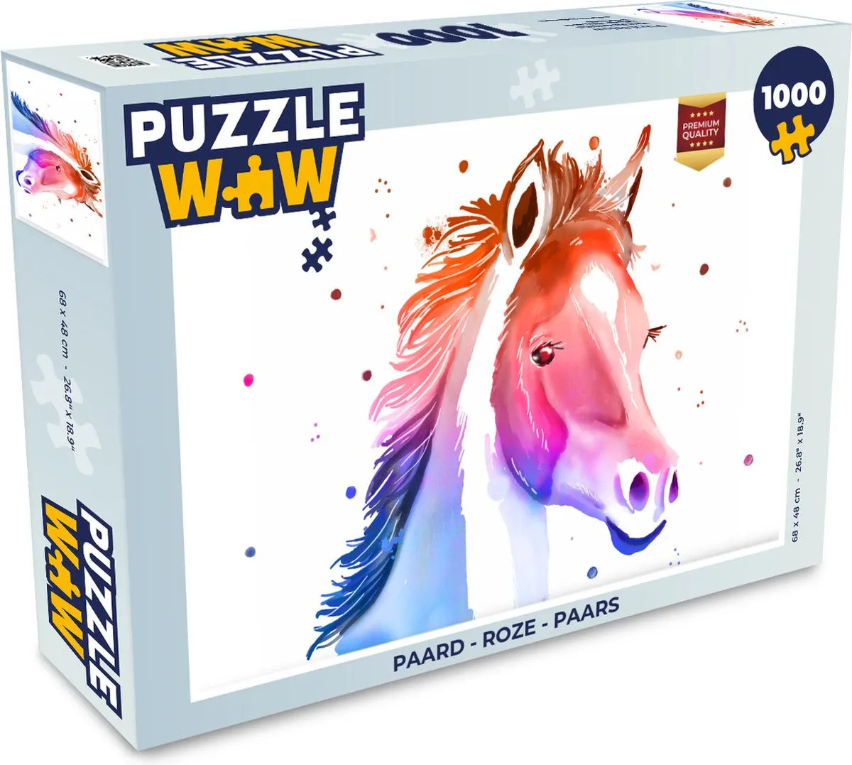 PuzzleWow Paard Legpuzzel 1000 Stuks