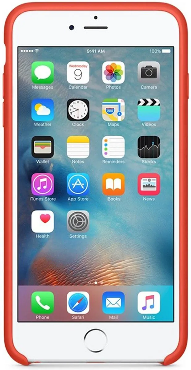 Apple Siliconen Hoesje iPhone 6/6s Plus MKXQ2FE/A - Oranje