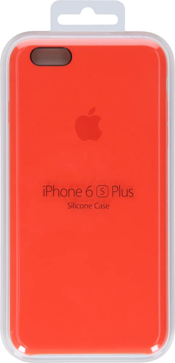 Apple Siliconen Hoesje iPhone 6/6s Plus MKXQ2FE/A - Oranje - afbeelding 6 van 6