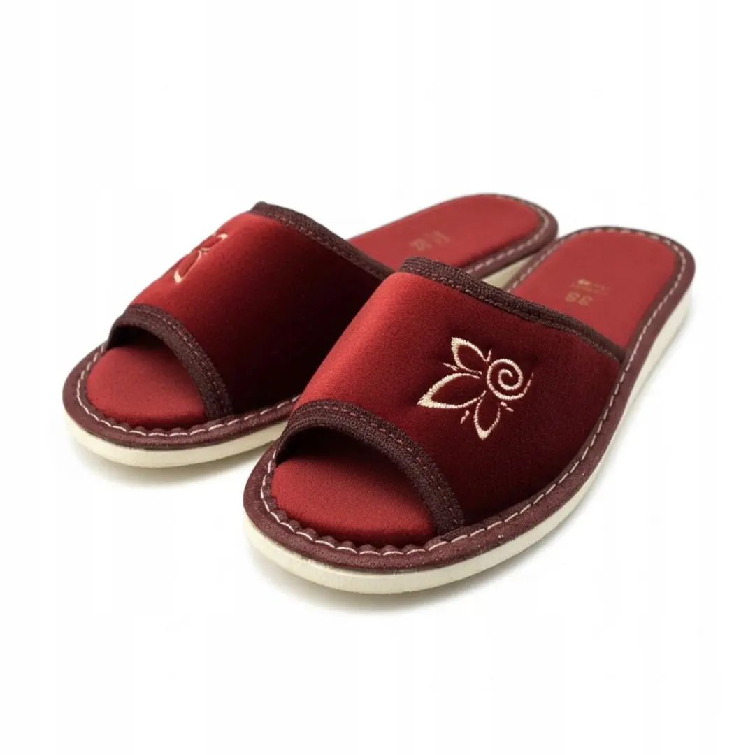 Dames Pantoffels Bordo MAXIMUS Maat 38