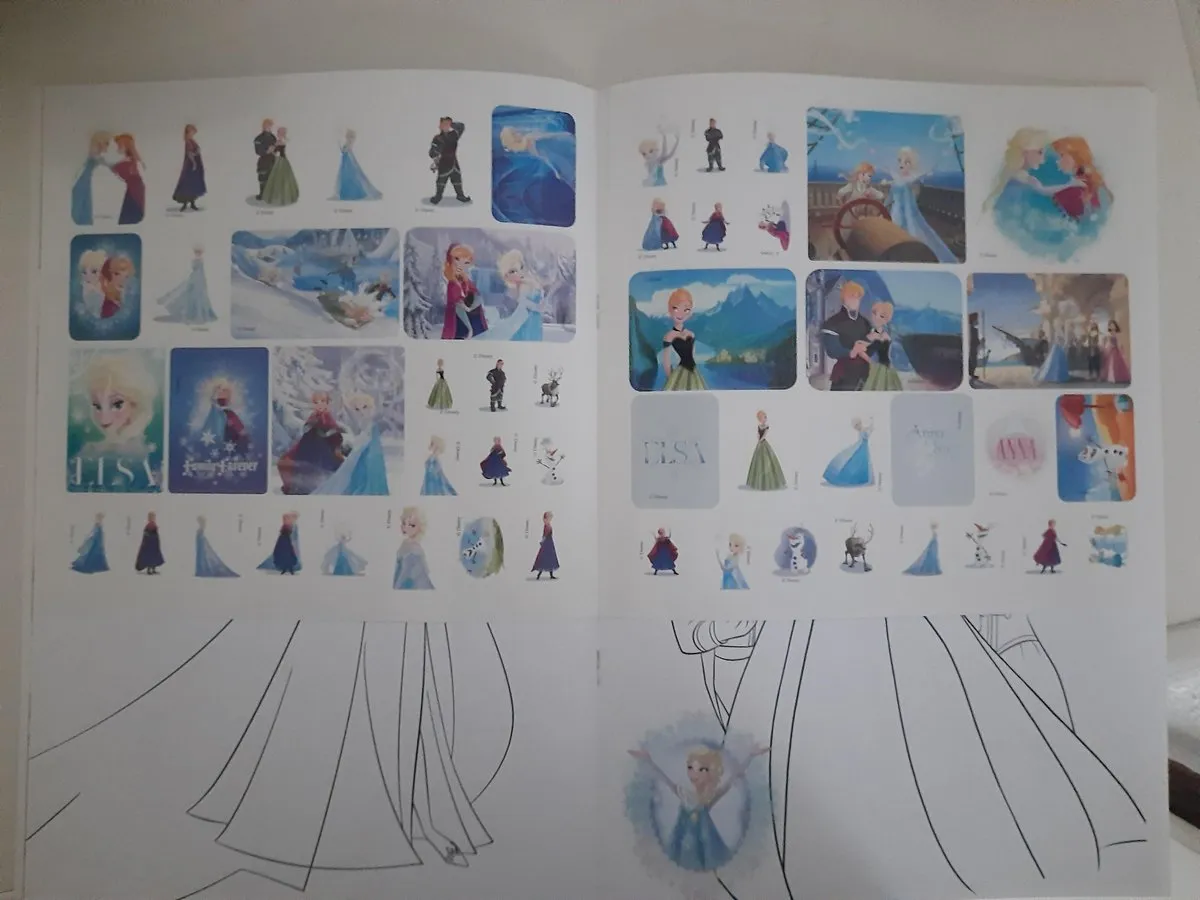 Disney Frozen Kleurboek - Blauw