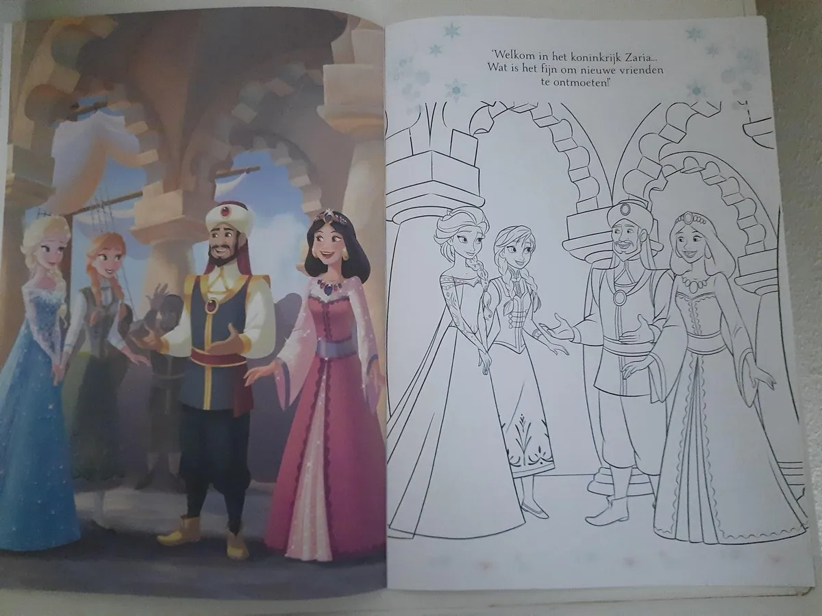 Disney Frozen Kleurboek - Blauw