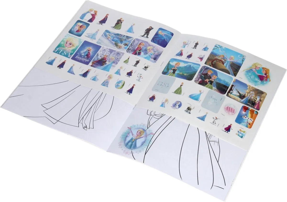 Disney Frozen Kleurboek - Blauw