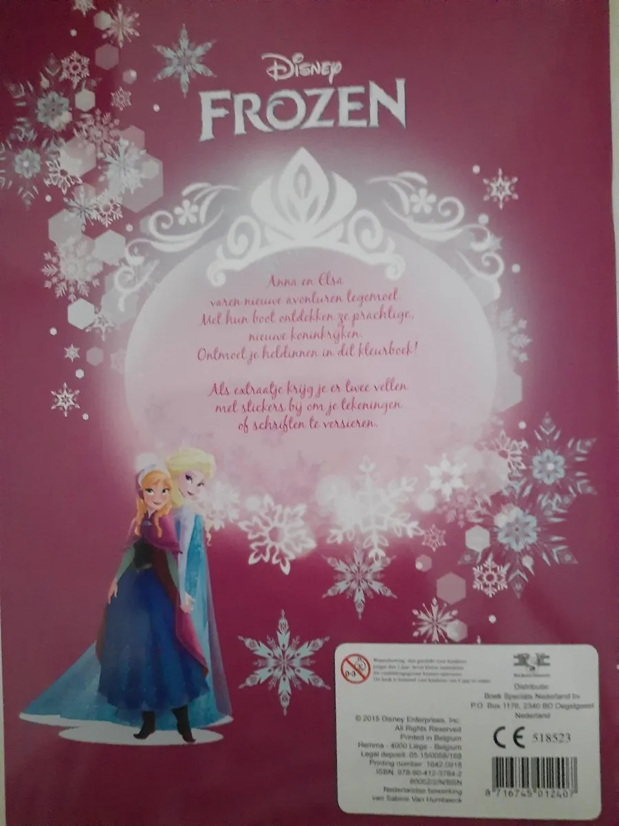 Disney Frozen Kleurboek - Blauw