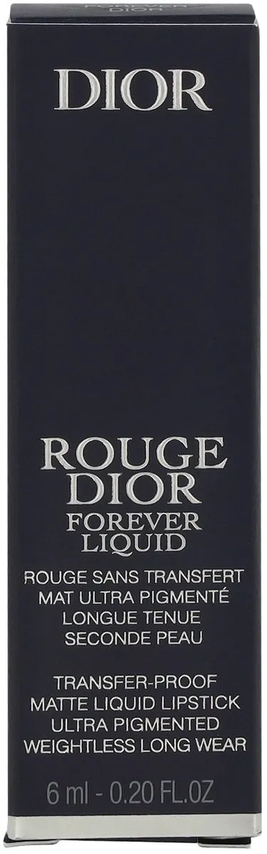 Dior Rouge Forever Liquid Lipstick 999 Forever Dior - 6ml