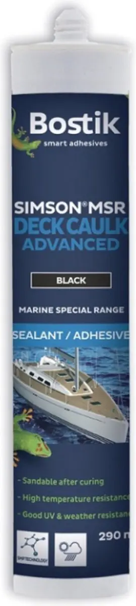 Bostik MSR Deck Caulk Advanced zwart 290 ml/st