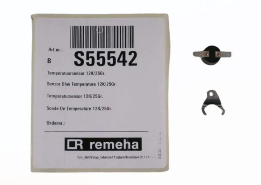 Remeha S55542 temperatuursensor 12K 25 graden