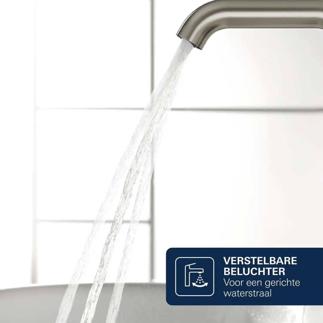Grohe Essence New S-Size Wastafelkraan 23589DC1 - Supersteel - afbeelding 4 van 6