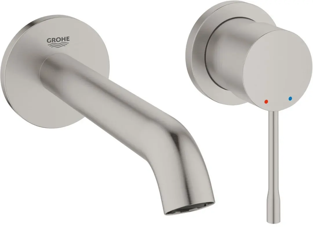 Grohe Essence New Inbouw Wastafelkraan 19408DC1 - Supersteel - afbeelding 2 van 6