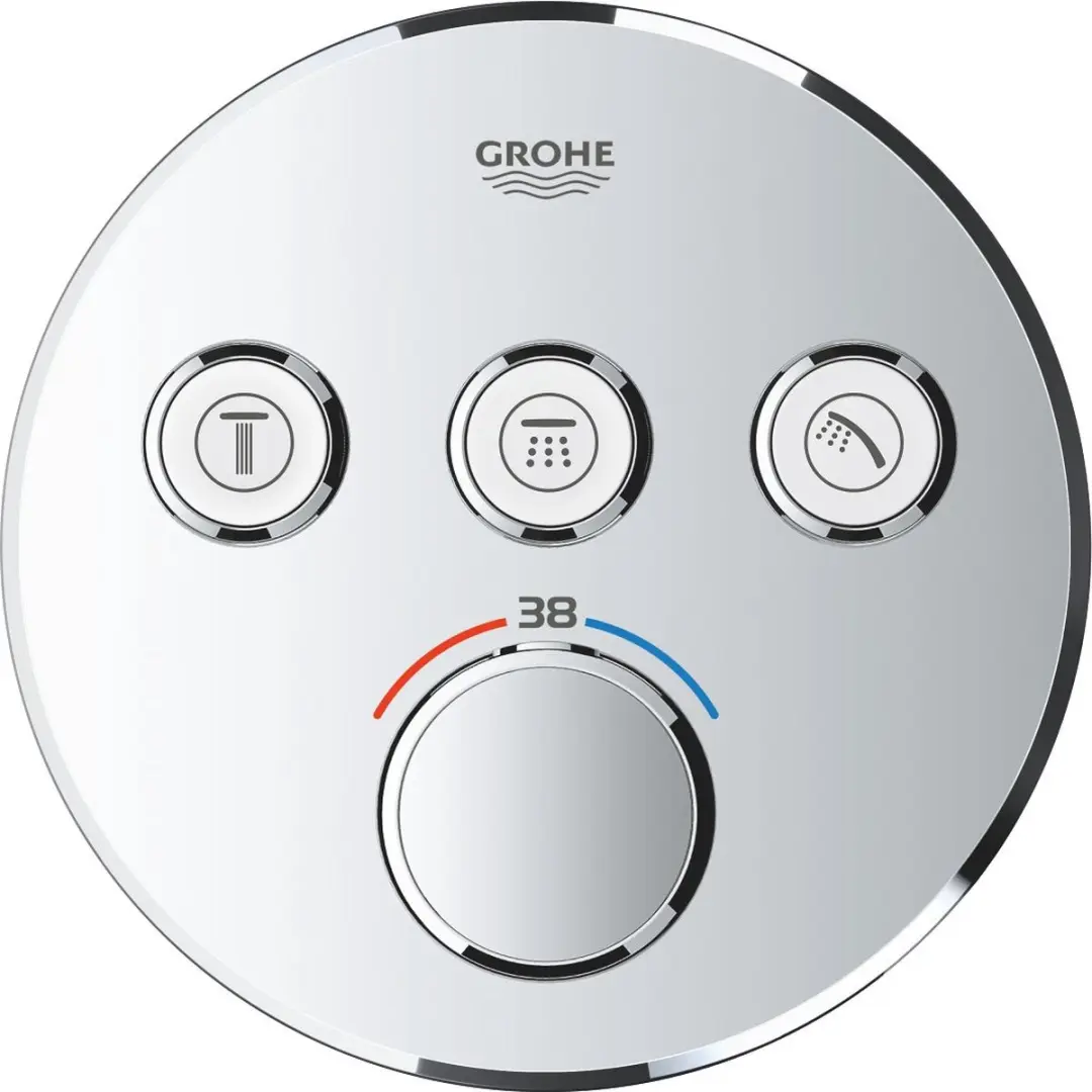 Grohe Grohtherm SmartControl Thermostate Douchekraan 29121000 - Chroom - afbeelding 3 van 6