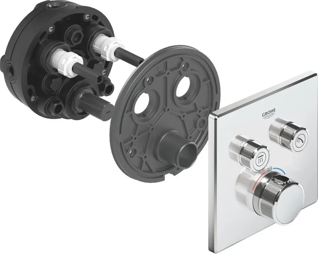 GROHE Grohtherm SmartControl Thermostaat Douchekraan 29124000 - Chroom - afbeelding 6 van 6
