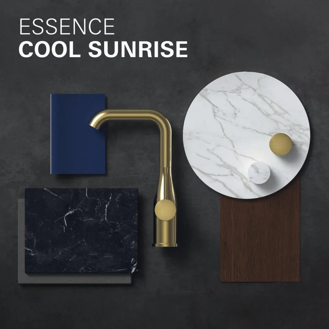 GROHE Essence 23491GN1 Badkraan - Mat Goud - afbeelding 6 van 6