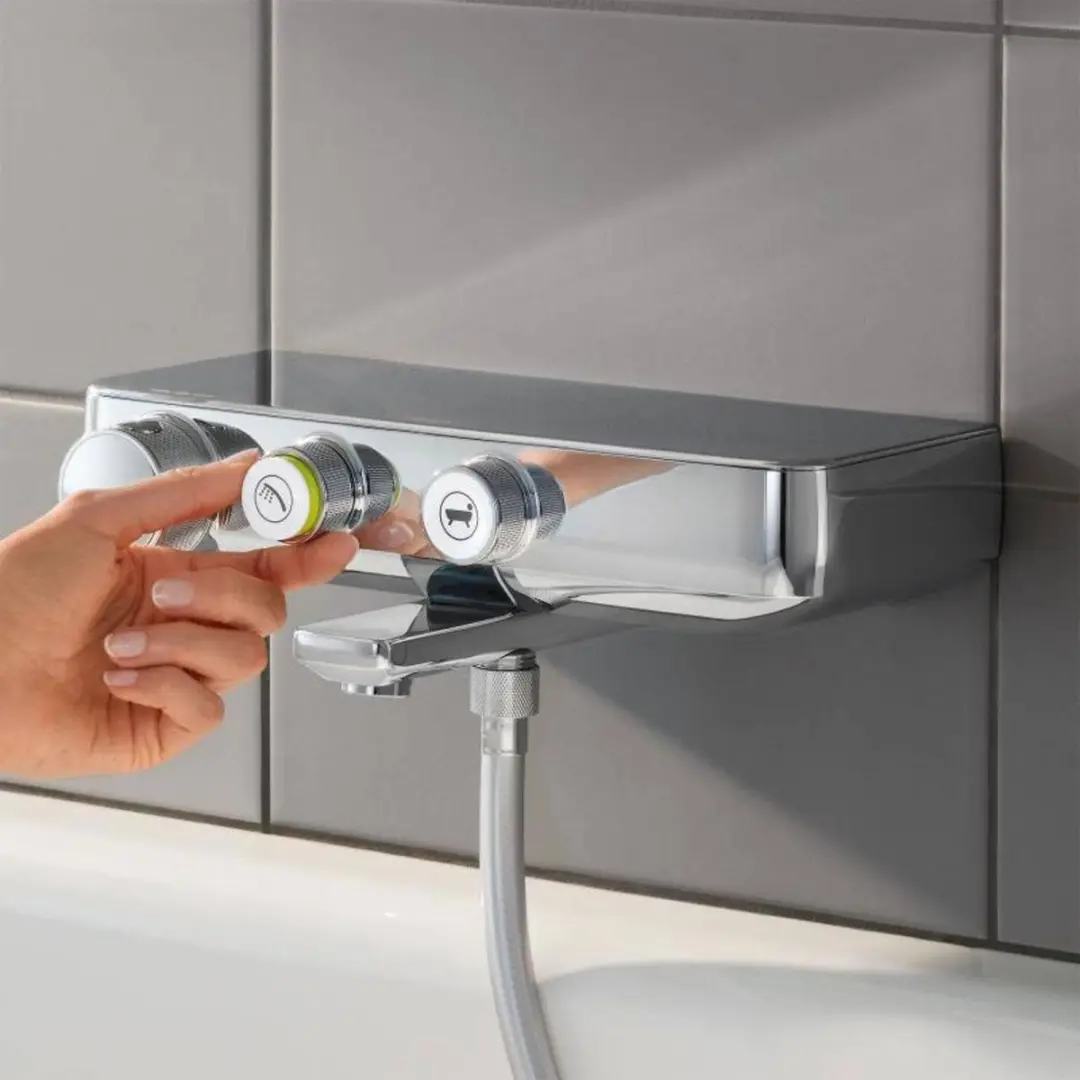 Grohe Grohtherm Smartcontrol Thermostatische Badkraan 15cm - Chroom - afbeelding 6 van 6