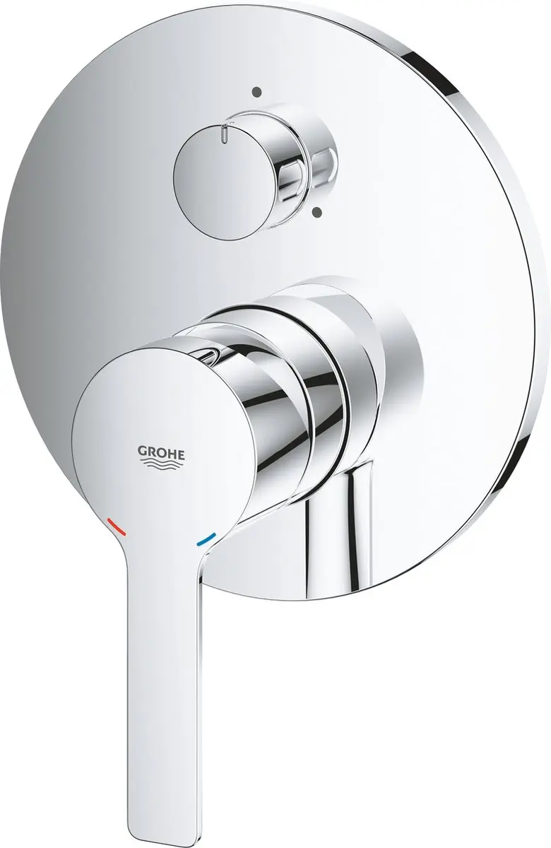 Grohe Lineare Inbouwdouchekraan 3-weg Chroom - afbeelding 2 van 5