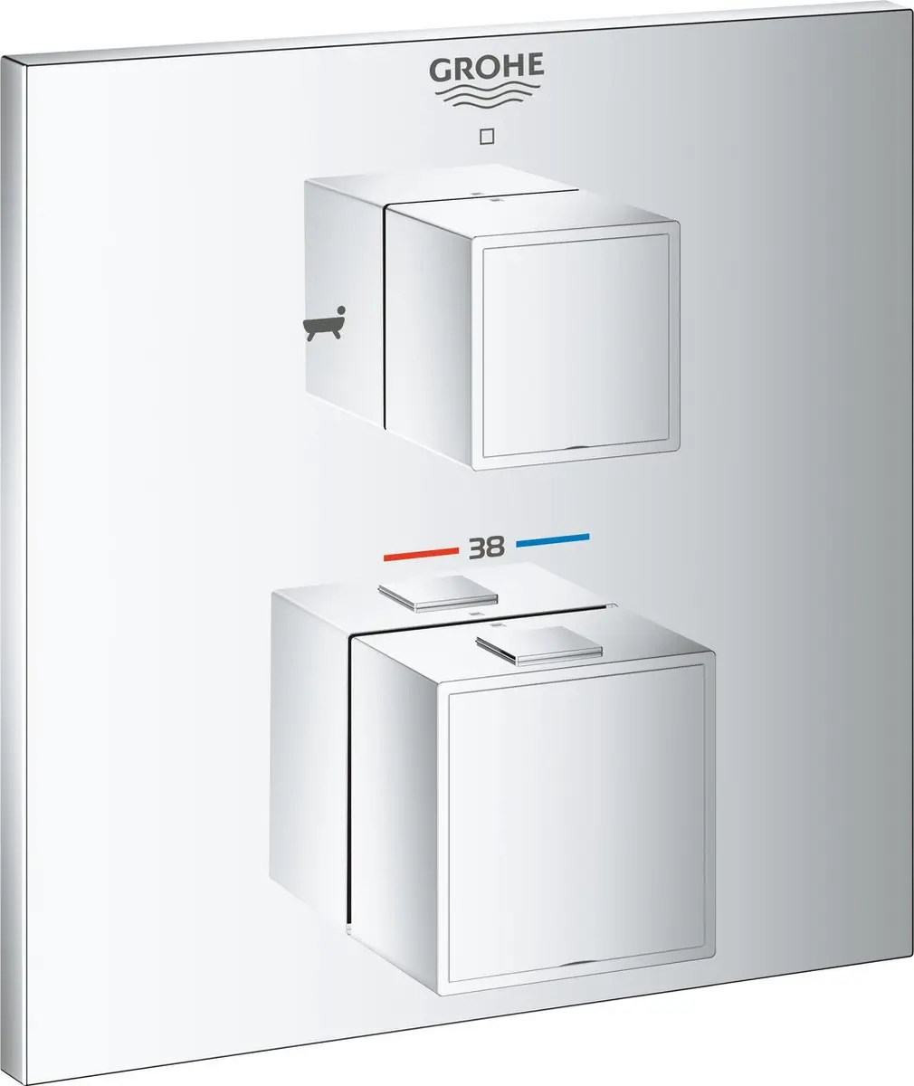 GROHE Grohtherm Cube inbouw badkraan