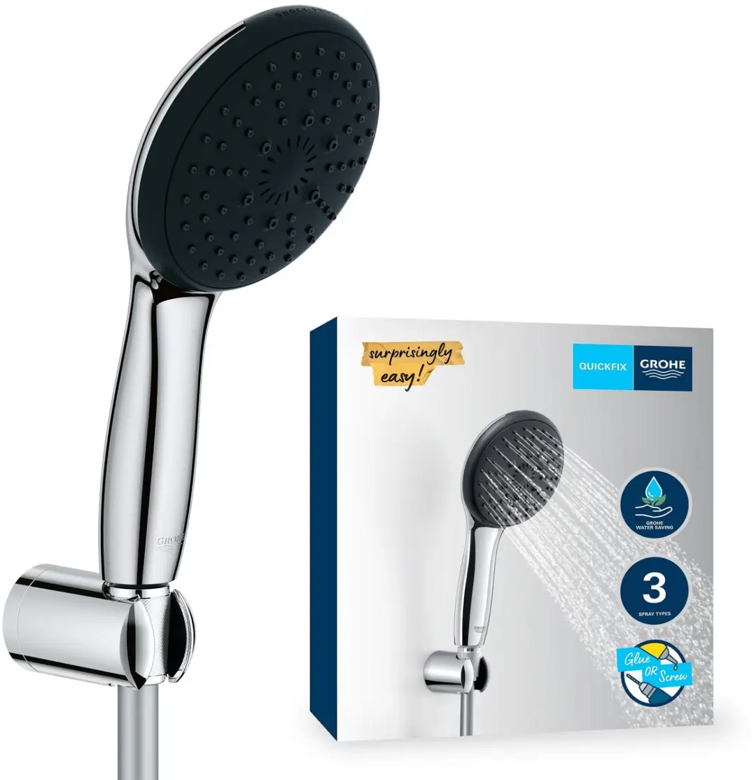 Grohe Vitalio Start Doucheset - 3 Straalopties - Chroom - afbeelding 2 van 6