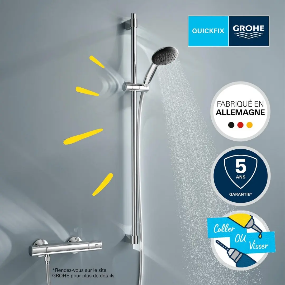Grohe Vitalio Start Doucheset 26955001 - Chroom - afbeelding 5 van 6