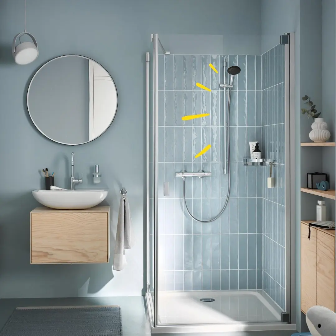 Grohe Vitalio Start Doucheset 26955001 - Chroom - afbeelding 3 van 6