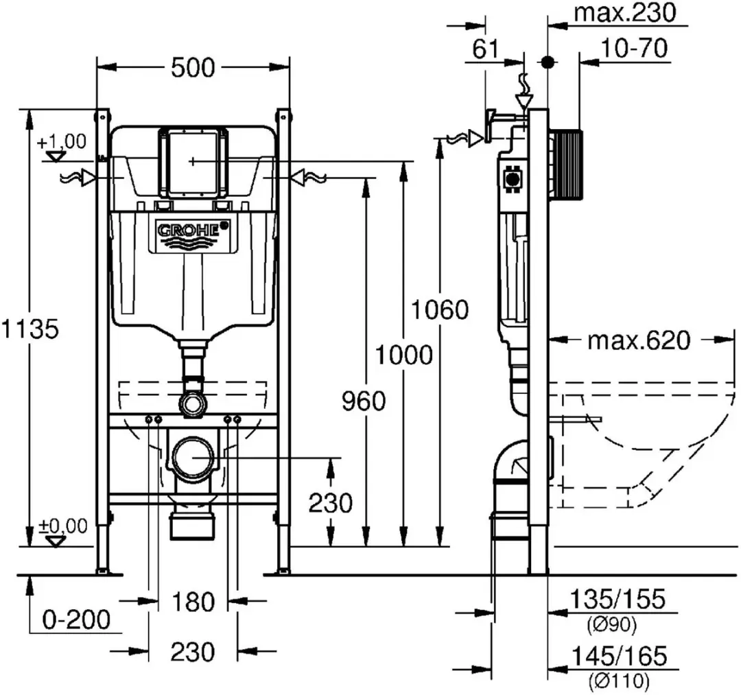 GROHE Solido Voorwandinstallatie 36497000 - afbeelding 4 van 4