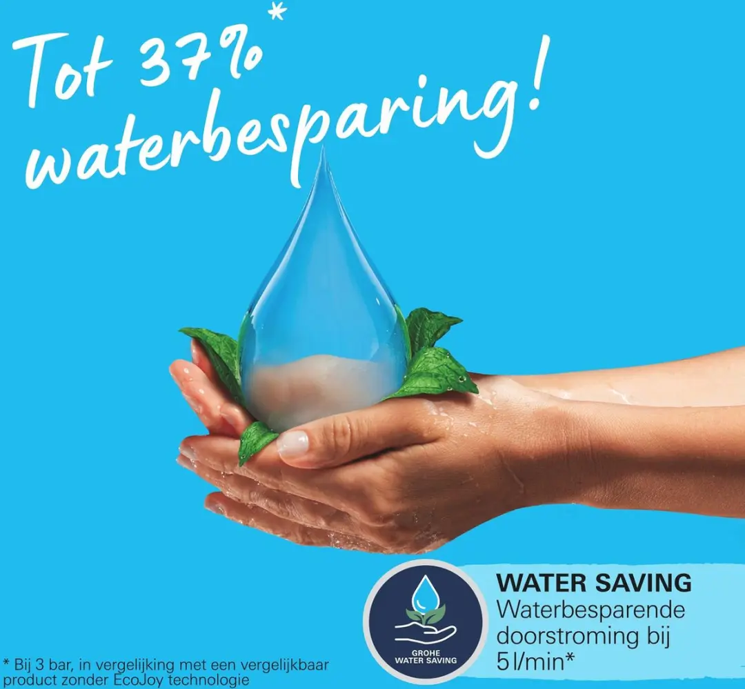 GROHE Start Wastafelkraan 235512432 - Mat Zwart - afbeelding 3 van 6