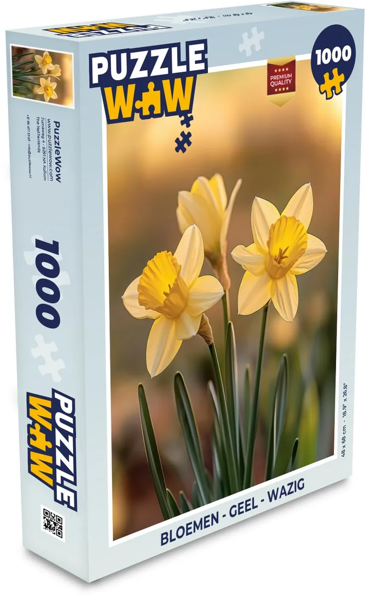 PuzzleWow Bloemen Legpuzzel 1000 Stuks