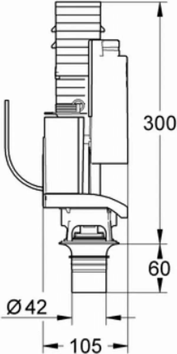 Grohe Eco Ombouwset 2-spoel GD 2 - afbeelding 3 van 5