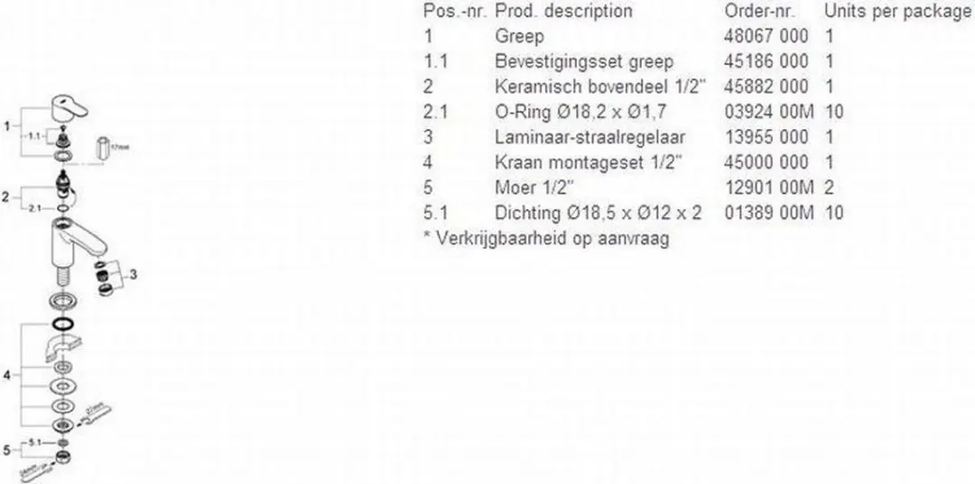 Grohe Eurostyle Cosmopolitan Fonteinkraan 23039002 - Chroom - afbeelding 2 van 6