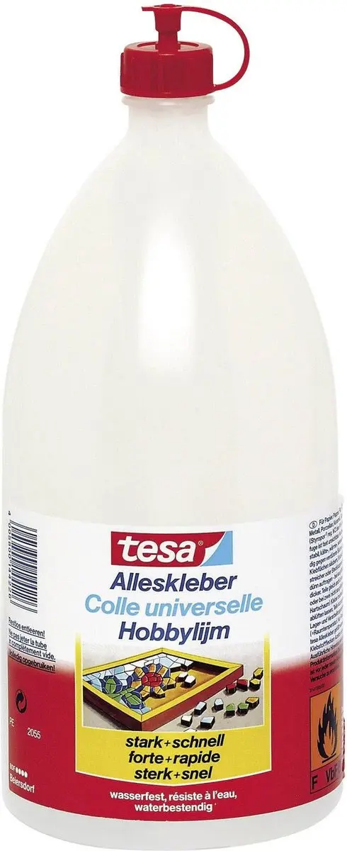 Tesa Alleslijm 57007-3 1750g - Transparant - afbeelding 2 van 6