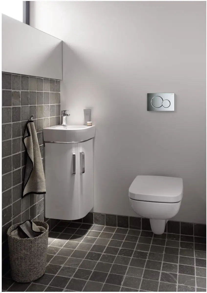 Geberit Sigma 01 Bedieningspaneel - Chroom - afbeelding 3 van 5