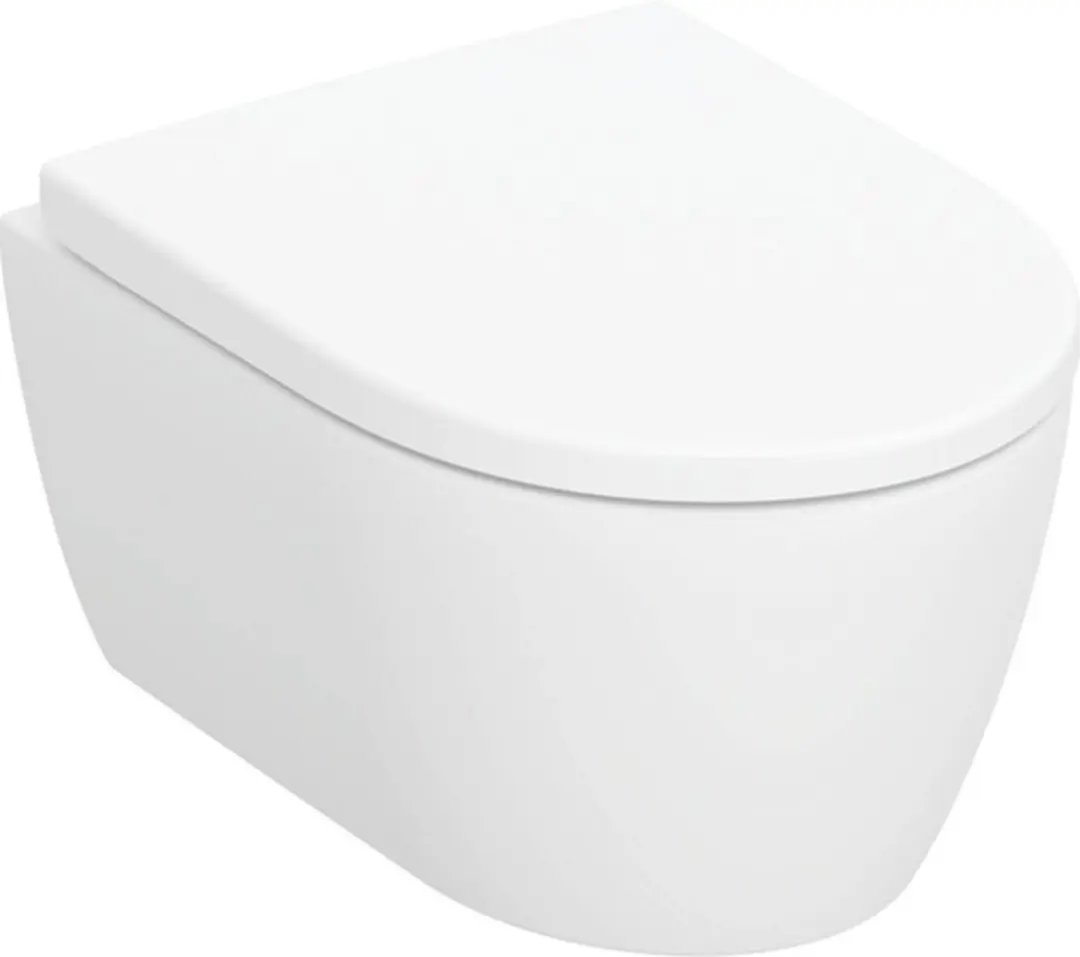Geberit iCon Hangtoilet 49cm - Mat Wit Softclose - afbeelding 5 van 6
