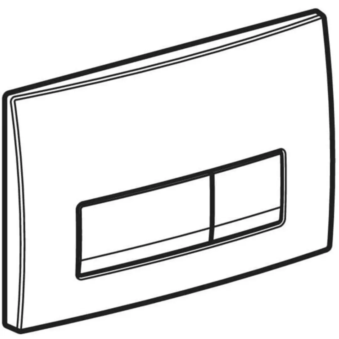 Geberit Delta50 Bedieningsplaat 115.105.11.5 - Wit Alpin - afbeelding 5 van 5